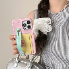 Candy Color Card Holder Stand Phone Case