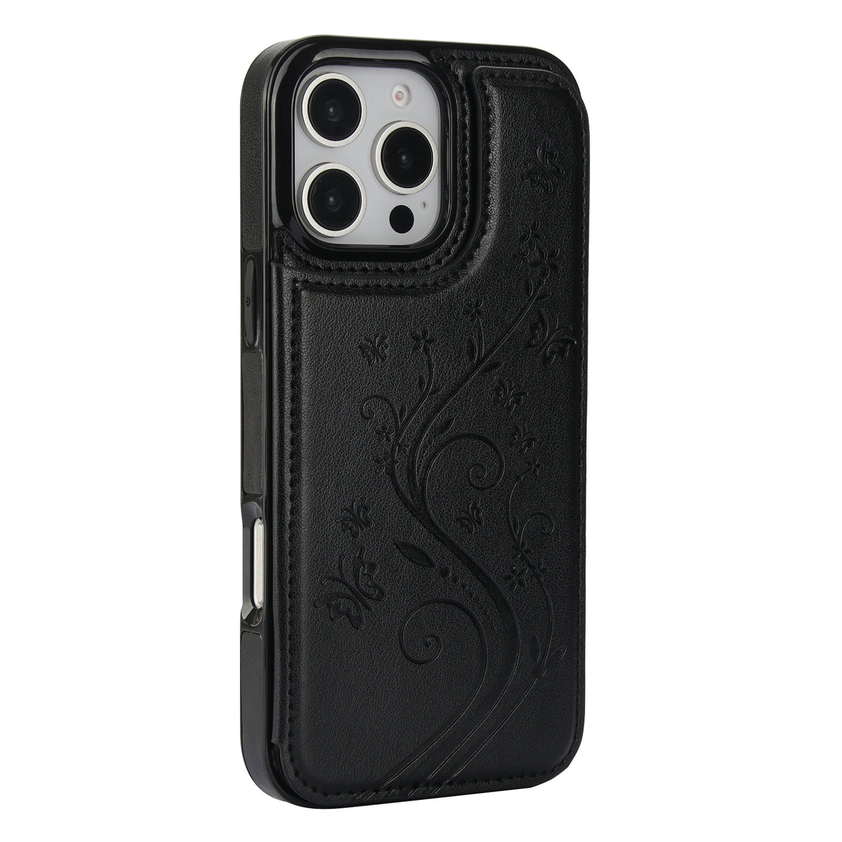 Classic Embossed Slim Folio Case with Card Storage