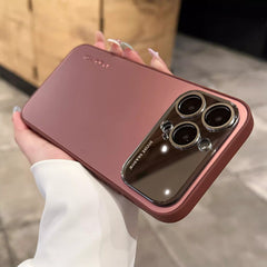 Large window mobile phone case mirror full cover