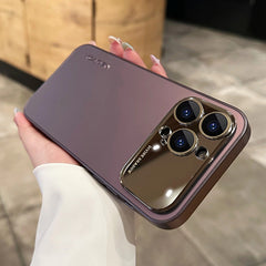 Large window mobile phone case mirror full cover