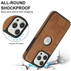 Executive Genuine Leather Hand-Stitched Full-Cover Case | iPhone 16 / 15 / 14 Pro Max