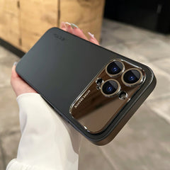 Large window mobile phone case mirror full cover