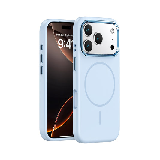 Magnetic Silicone  Protective Case for iPhone 17 – Soft Touch, MagSafe Ready