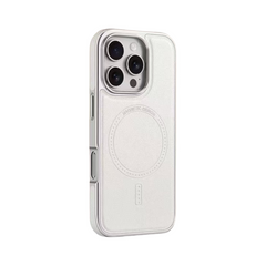 Magnetic Slim Vegan Leather Case | Electroplated Edge, MagSafe Ready