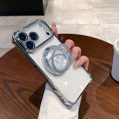 AIRKAS 360° Rotating Magnetic Stand Protective Case for iPhone 17 Series