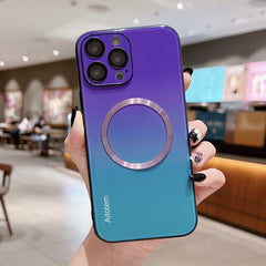 AIRKAS Gradient Shockproof MagSafe iPhone 16 Pro Max Case, Full Protection,Pretty Vibes