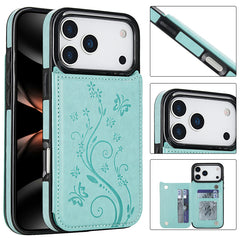 AIRKAS 2-in-1 Magnetic Card Holder Case for iPhone 17 Series