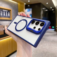 AIRKAS Transparent Lens Stand Case for Samsung S26/S25/S24 Ultra