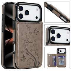 AIRKAS 2-in-1 Magnetic Card Holder Case for iPhone 17 Series