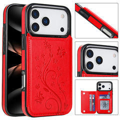 AIRKAS 2-in-1 Magnetic Card Holder Case for iPhone 17 Series