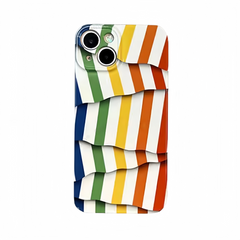 Irregular Stripe Design Protective iPhone Case INS style