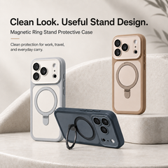 AIRKAS Outdoor Magnetic Ring Stand Phone Case