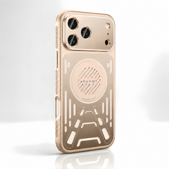 Aluminum Metal Solid Guard Cooling Magnetic iPhone Case