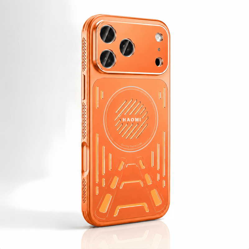 Aluminum Metal Solid Guard Cooling Magnetic iPhone Case