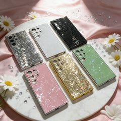 AIRKAS Samsung Electroplated Laser Sequin Diamond Case for S26/25/24 Ultra