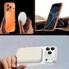AIRKAS Glass Large Window Magnetic Protection Case For iPhone 17/Pro/Max