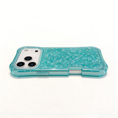 AIRKAS Bling Glitter iPhone Case with Crystal Wrist Strap – Shockproof Full Protection