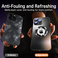 360° Magnetic Protection iPhone Case – HD Glass, Metal Frame, Shockproof Design