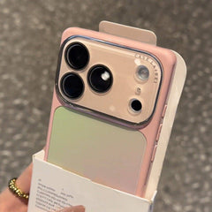 Aesthetic Blush Gradient Case Premium square pink-green gradient full-coverage phone case