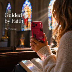 God Faith-Inspired Cross iPhone Case -Amen-Quiet Strength, Inspired by Psalm 46:5