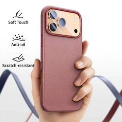 AIRKAS MagSafe Tech Fabric Protection Case for iPhone 17 Pro Max – Wireless Charging Compatibility