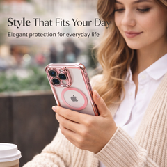 Blush Plated MagSafe Protective Case for iPhone
