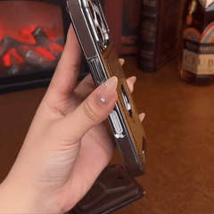 🔥 Premium Italian Leather Magnetic iPhone Case  ]