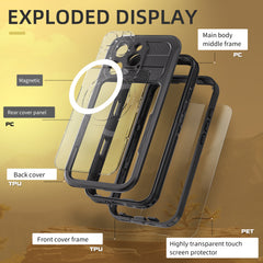 Waterproof Case for iPhone 16 series with MagSafe