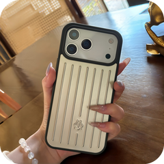 AIRKAS iPhone 17 Pro Max  Titanium Luggage Case with Airbag Drop Protection