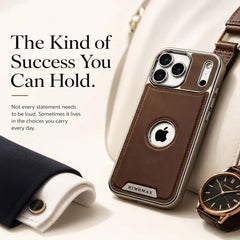 🔥 Premium Italian Leather Magnetic iPhone Case  ]