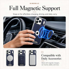 🔥 Premium Italian Leather Magnetic iPhone Case  ]