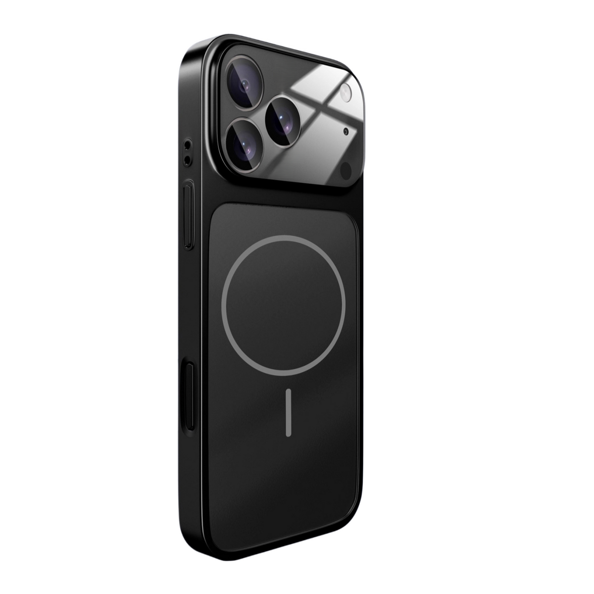 AIRKAS Glass Large Window Magnetic Protection Case For iPhone 17/Pro/Max