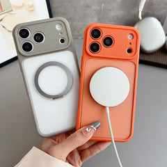 Magnetic Ring Stand Phone Case – MagSafe Compatible, Slim & Shockproof