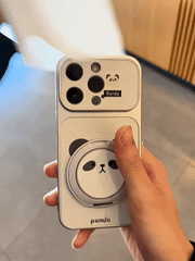 Lovely Panda Magnetic Stand Phone Case