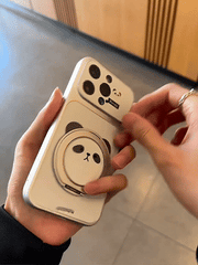 Lovely Panda Magnetic Stand Phone Case