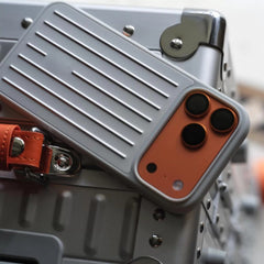 AIRKAS iPhone 17 Pro Max  Titanium Luggage Case with Airbag Drop Protection