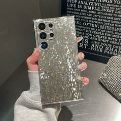 AIRKAS Samsung Electroplated Laser Sequin Diamond Case for S26/25/24 Ultra