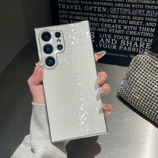 AIRKAS Samsung Electroplated Laser Sequin Diamond Case for S26/25/24 Ultra